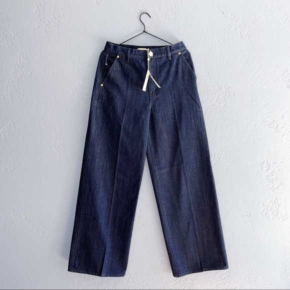 Tory Burch TILLY WIDE LEG JEAN RISE WASH 27 - Picture 3 of 8